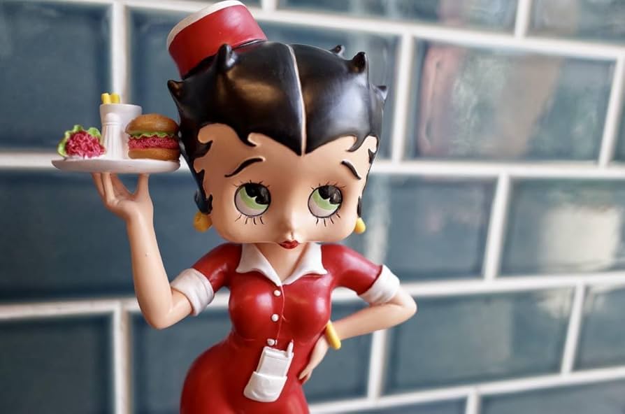 ベティちゃん フィギュア Ｈ30.5cm (ダイナー) レジン インテリア BETTY BOOP ベティブープ フィギュア DOLL-DINER H:30.5cm
